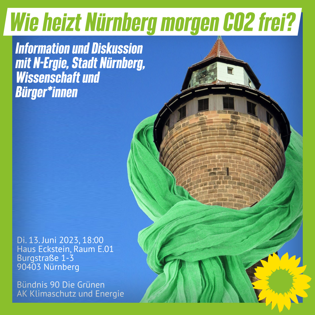 Wie heizt Nürnberg Morgen Co2-frei? - Information und Diskussion mit N-Ergie, Stadt und Wissenschaft